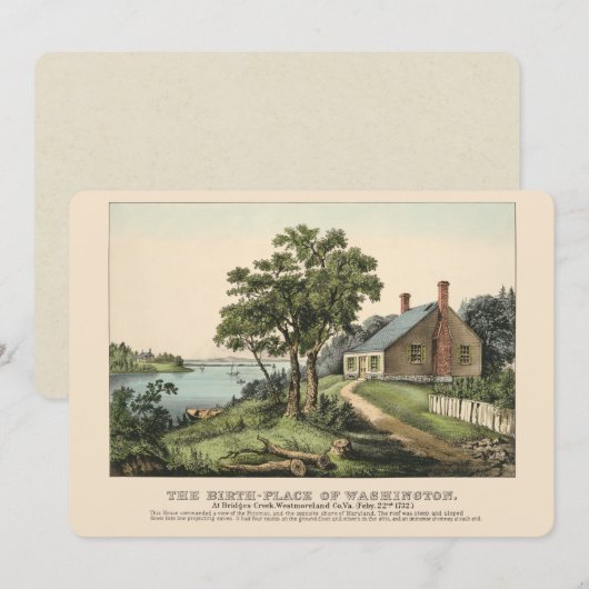  1732 Gewest van George Washington (Voorkant / Achterkant)