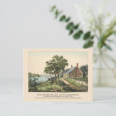  1732 Gewest van George Washington Briefkaart (Staand voorkant)