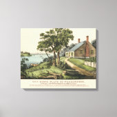  1732 Gewest van George Washington Canvas Afdruk (Voorkant)