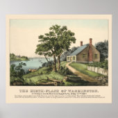 1732 Gewest van George Washington Poster (Voorkant)