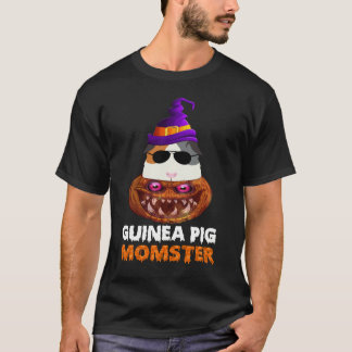 173 Guinea Pig Momster Pumpkin Monster Funny Hallo T-shirt