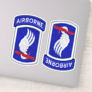 173e ABN Airborne Brigade Sky Soldaten Contour Sticker