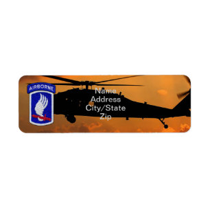 173e ABN Airborne Brigade sky soldaten patrouille Etiket