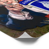 173e ABN Airborne Brigade Sky Soldaten Vietnam Poster (Hoek)