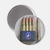 173e ABN BDE Airborne Brigade Sky Soldaten Vets Magneet (Voorkant / Achterkant)