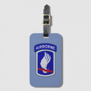 173e ABN BDE airborne brigade veterans dierenarts Bagagelabel