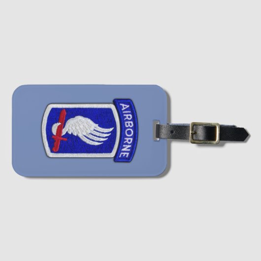 173e ABN BDE airborne brigade veterans dierenarts  Bagagelabel (Voorkant (horizontaal))