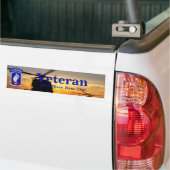 173e ABN BDE Airborne sky veterans veteranen veter Bumpersticker (Op Truck)