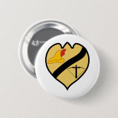 173e AHC Robinhoods Ronde Button 5,7 Cm (Voorkant /achterkant)