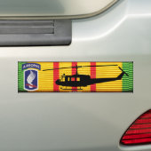173e Airborne Bde. UH-1 Huey VSM Bumpersticker (Op auto)
