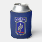173e Airborne Brigade Blikjeskoeler (Blikje Voorkant)