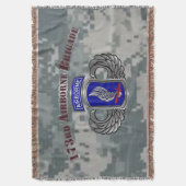 173e Airborne Brigade Deken (Voorkant Verticaal)