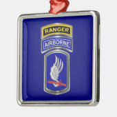 173e Airborne Brigade Ranger Kerstmis Metalen Ornament (Links)