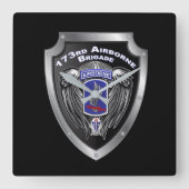 173e Airborne Brigade Vierkante Klok (Voorkant)