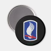 173e Airborne Patch Vet Magnet VfW NAM Irak (Voorkant / Achterkant)