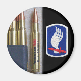 173e Airborne Patch Vet Magnet VfW NAM Irak