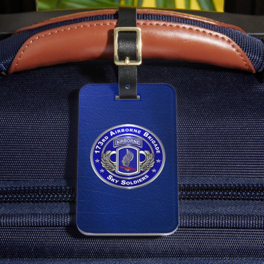 173e brigade bagagelabel (Voorkant Insitu 2)