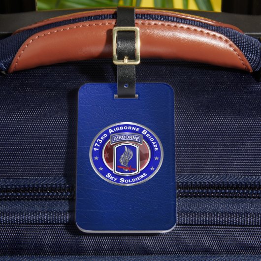 173e brigade bagagelabel (Voorkant Insitu 2)