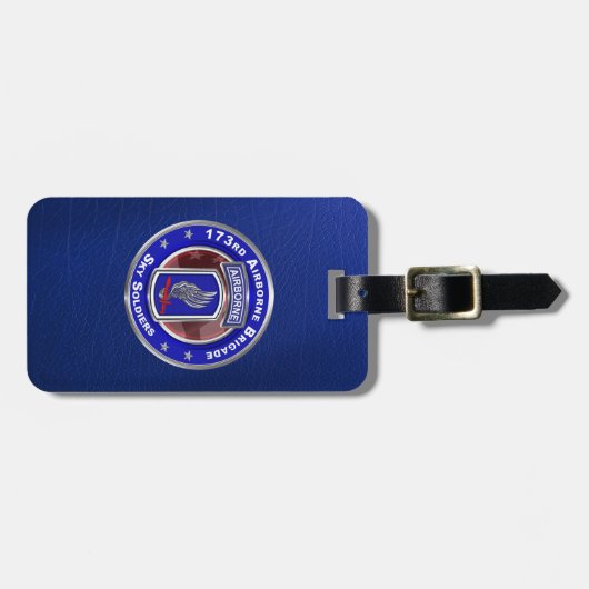 173e brigade bagagelabel (Voorkant horizontaal)