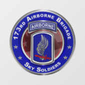 173e brigade raamsticker (Vel)