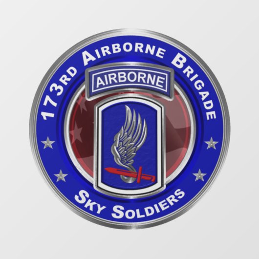 173e brigade raamsticker (Vel)