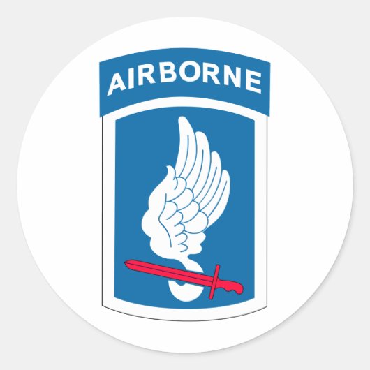 173e brigade ronde sticker (Voorkant)