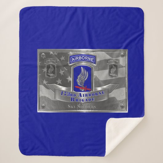 173e brigade sherpa deken (Voorkant)