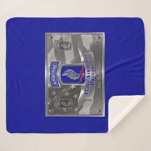 173e brigade sherpa deken (Voorkant (horizontaal))