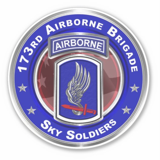 173e brigade sticker (Voorkant)