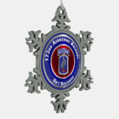173e brigade tin sneeuwvlok ornament (Links)