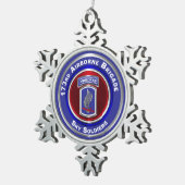 173e brigade tin sneeuwvlok ornament (Rechts)