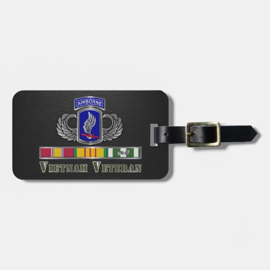 173e brigade Vietnam Veteraan Bagagelabel (Voorkant horizontaal)