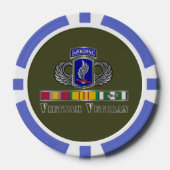 173e brigade Vietnam Veteraan Poker Chips (Voorkant)
