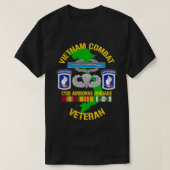 173e brigade Vietnam Veteraan Pul T-shirt (Design voorkant)