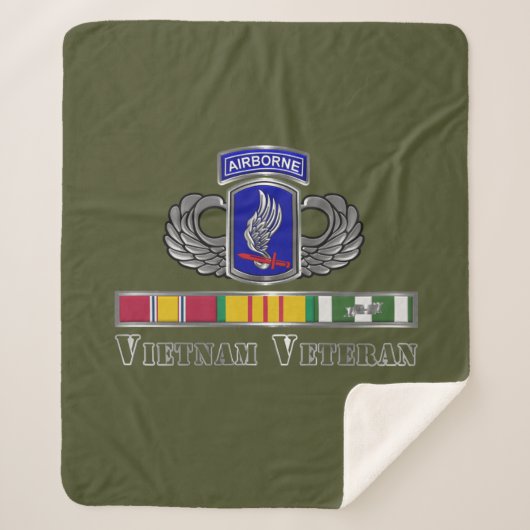 173e brigade Vietnam Veteraan Sherpa Deken (Voorkant)