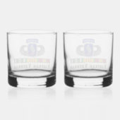 173e brigade Vietnam Veteraan Whisky Glas (Achterkant)