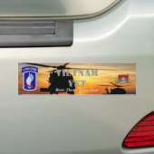 173e door de lucht geleide sky - soldaten vietnam bumpersticker (Op auto)