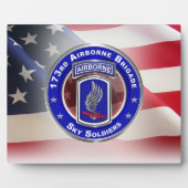 173e luchtbrigade-luchtruimsoldaten fotoplaat (Voorkant)