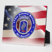 173e luchtbrigade-luchtruimsoldaten fotoplaat (Zijkant)