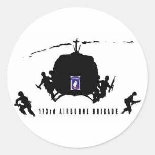 173e LUCHTBRIGADE Ronde Sticker