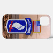 173e luchtbrigade sky soldaten veteranen veteranen Case-Mate iPhone case (Achterkant (horizontaal))