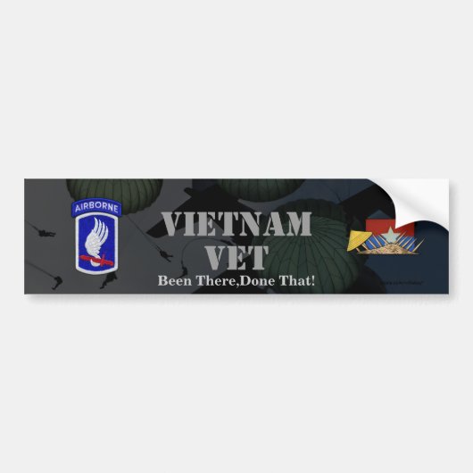 173e luchtbrigade vietnam oorlogbumper sticker (Voorkant)