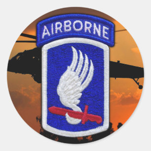 173e luchtbrug over ABN vietnam veteranen veterane Ronde Sticker