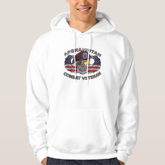 173e luchtbrug over Afghanistan Veteraan Hoodie (Voorkant)