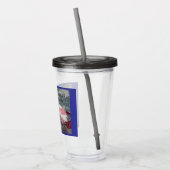 173e luchtbrug over Irak Veteraan Acryl Drinkbeker (Links)