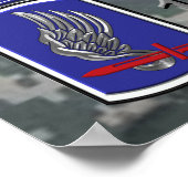 173e luchtbrug over Irak Veteraan Poster (Hoek)