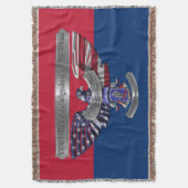 173e Luchtlandingsbrigade Trotse Veteraan Deken (Voorkant Verticaal)