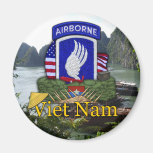 173e Luchtlandingsbrigade Vietnam War Vets Magnet