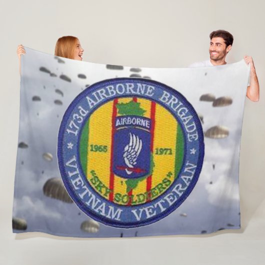 173e LUCHTVAARTPARACHUTE-REGIMENT Fleece Deken (In situ)