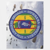 173e LUCHTVAARTPARACHUTE-REGIMENT Fleece Deken (Voorkant)